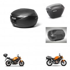 SHAD Maletas sh23 alu + soporte montaje baul SH39 carbon accesorios KIT-458289
