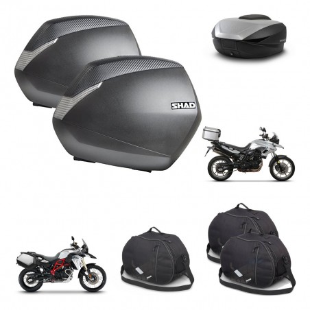 SHAD SH59 trunk + mounting bracket SH36 suitcases accessories 59L KIT-458441