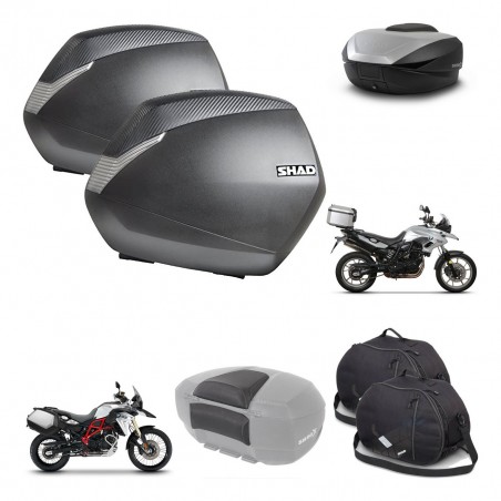 SHAD SH59 trunk + mounting bracket SH36 suitcases accessories 59L KIT-458461