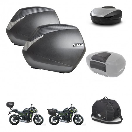 SHAD SH59 trunk + mounting bracket SH36 suitcases accessories 59L KIT-458474