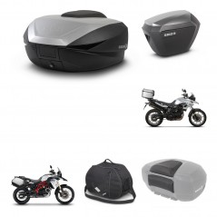 SHAD Maletas sh23 alu + soporte montaje baul SH59 accesorios 59L KIT-458485