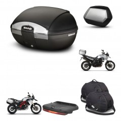 SHAD Maletas SH35 PREMIUM + soporte montaje baul SH45 accesorios KIT-458549