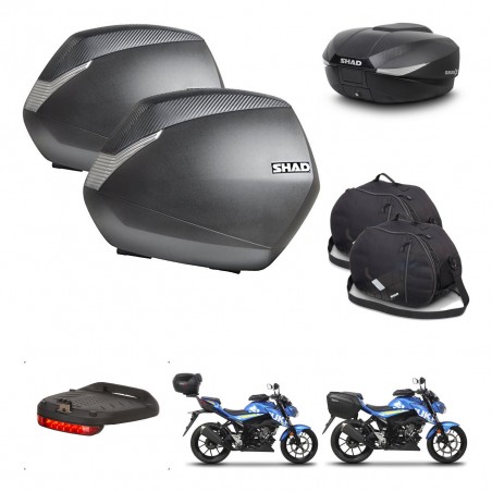SHAD Baul SH58 + soporte montaje maletas SH36 accesorios KIT-458603