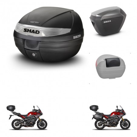 SHAD Maletas sh23 alu + soporte montaje baul SH29 accesorios KIT-458635
