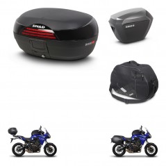 SHAD Maletas sh23 alu + soporte montaje baul SH46 accesorios 45 L KIT-458659