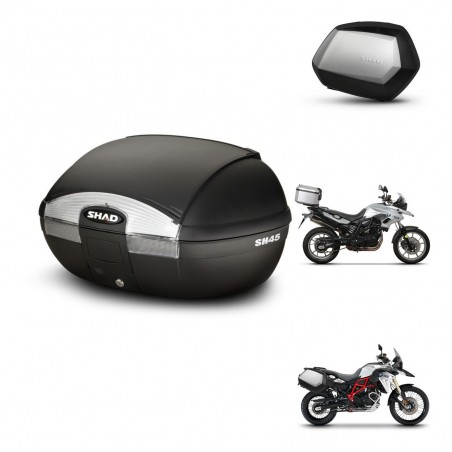 SHAD Maletas SH35 PREMIUM + soporte montaje baul SH45 KIT-458681