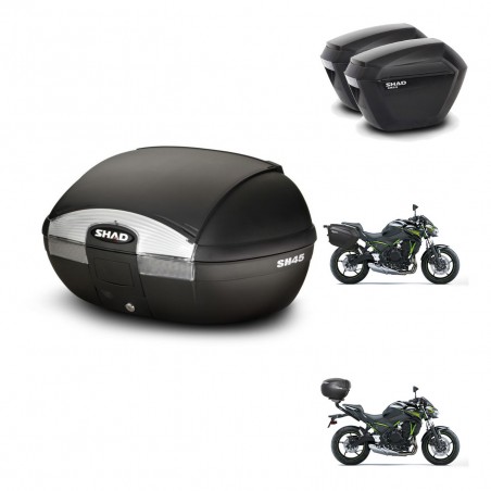 SHAD Maletas sh23 + soporte montaje baul SH45 KIT-458742