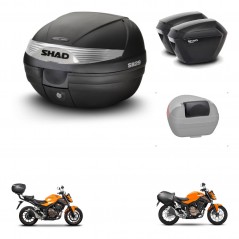 SHAD Maletas sh23 + soporte montaje baul SH29 accesorios KIT-458756