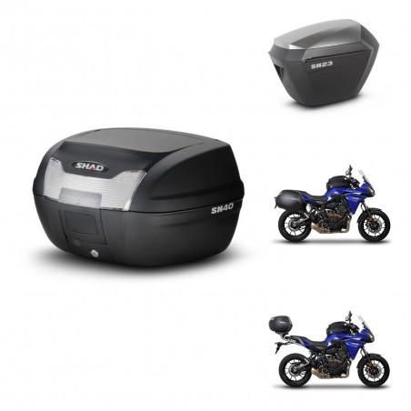 SHAD Maletas sh23 alu + soporte montaje baul SH40 KIT-458758