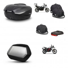 SHAD Maletas SH35 PREMIUM + soporte montaje baul SH58 accesorios KIT-458773