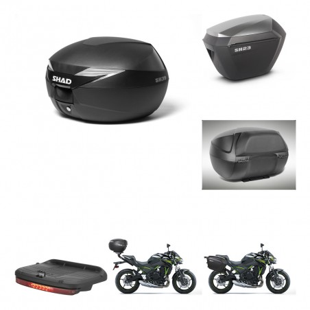 SHAD Maletas sh23 alu + soporte montaje baul SH39 accesorios KIT-458801