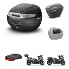 SHAD SH23 alu suitcases + mounting bracket SH29 trunk accessories KIT-458803