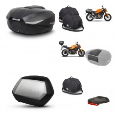 SHAD SH35 PREMIUM suitcases + mounting bracket SH58 trunk accessories KIT-458815