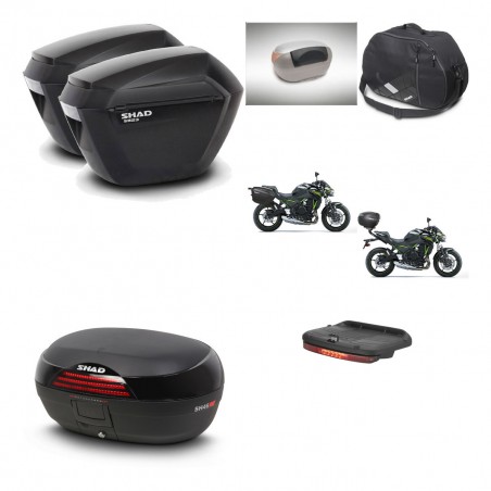SHAD Baul SH46 + soporte montaje maletas sh23 accesorios 45 L KIT-458833