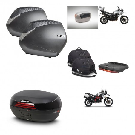 SHAD Baul SH46 + soporte montaje maletas SH36 accesorios 45 L KIT-458868