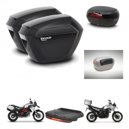 SHAD Baul SH46 + soporte montaje maletas sh23 accesorios 45 L KIT-458869