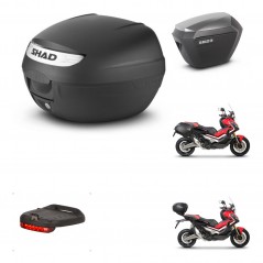 SHAD Maletas sh23 alu + soporte montaje baul SH26 accesorios KIT-458880