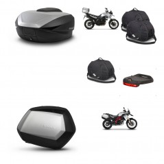 SHAD SH35 PREMIUM suitcases + mounting bracket SH59 trunk accessories 59L KIT-458926