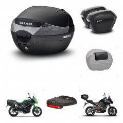 SHAD Maletas sh23 + soporte montaje baul SH33 accesorios KIT-458928