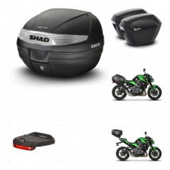 SHAD Maletas sh23 + soporte montaje baul SH29 accesorios KIT-458955