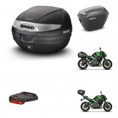 SHAD SH23 alu suitcases + mounting bracket SH29 trunk accessories KIT-458956