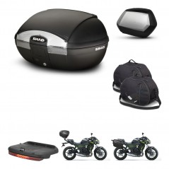 SHAD SH35 PREMIUM suitcases + mounting bracket SH45 trunk accessories KIT-458976