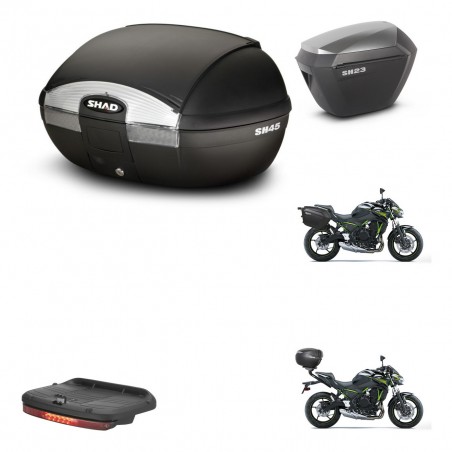 SHAD Maletas sh23 alu + soporte montaje baul SH45 accesorios KIT-458977