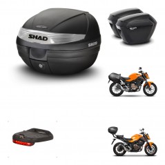 SHAD SH23 suitcases + mounting bracket SH29 trunk accessories KIT-459052