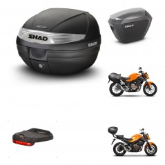 SHAD SH23 alu suitcases + mounting bracket SH29 trunk accessories KIT-459053