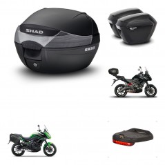 SHAD Maletas sh23 + soporte montaje baul SH33 accesorios KIT-459054