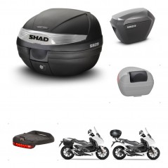 SHAD SH23 alu suitcases + mounting bracket SH29 trunk accessories KIT-459084