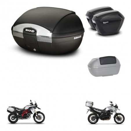 SHAD Maletas sh23 + soporte montaje baul SH45 accesorios KIT-459115