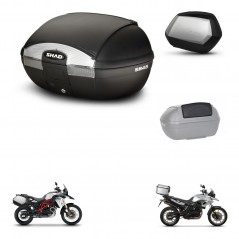 SHAD Maletas SH35 PREMIUM + soporte montaje baul SH45 accesorios KIT-459116