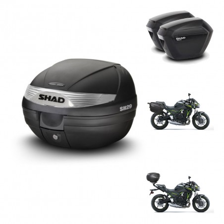 SHAD SH23 suitcases + mounting bracket SH29 trunk KIT-459122