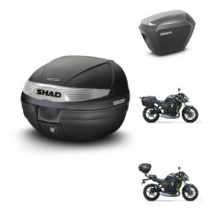 SHAD SH23 alu suitcases + mounting bracket SH29 trunk KIT-459123
