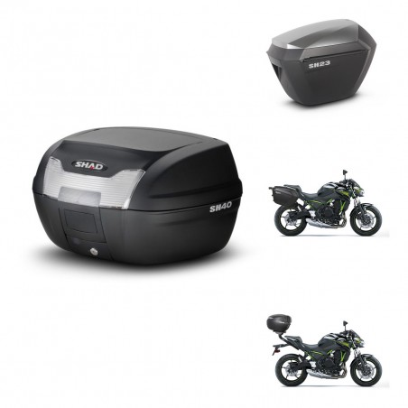 SHAD Maletas sh23 alu + soporte montaje baul SH40 KIT-459175