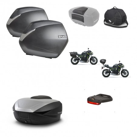 SHAD Baul SH59 + soporte montaje maletas SH36 accesorios 59L KIT-459220