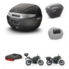 SHAD SH23 alu suitcases + mounting bracket SH29 trunk accessories KIT-459233