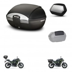 SHAD Maletas SH35 PREMIUM + soporte montaje baul SH45 accesorios KIT-459250