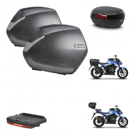 SHAD Baul SH46 + soporte montaje maletas SH36 accesorios 45 L KIT-459269