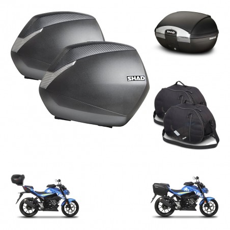SHAD Baul SH45 + soporte montaje maletas SH36 accesorios KIT-459297