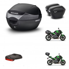 SHAD Maletas sh23 + soporte montaje baul SH33 accesorios KIT-459337