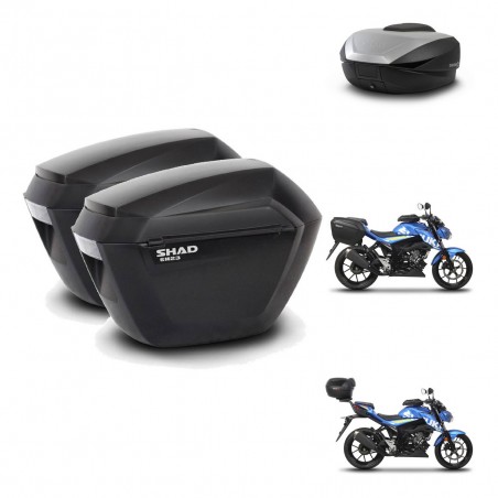 SHAD Baul SH59 + soporte montaje maletas sh23 59L KIT-459363
