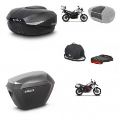 SHAD Maletas sh23 alu + soporte montaje baul SH58 accesorios KIT-459420
