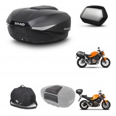 SHAD Maletas SH35 PREMIUM + soporte montaje baul SH58 accesorios KIT-459424