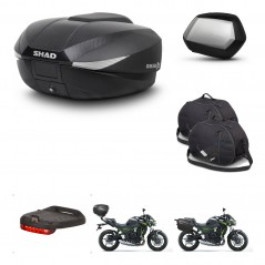 SHAD SH35 PREMIUM suitcases + mounting bracket SH58 trunk accessories KIT-459452