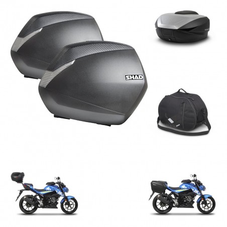 SHAD Baul SH59 + soporte montaje maletas SH36 accesorios 59L KIT-459509