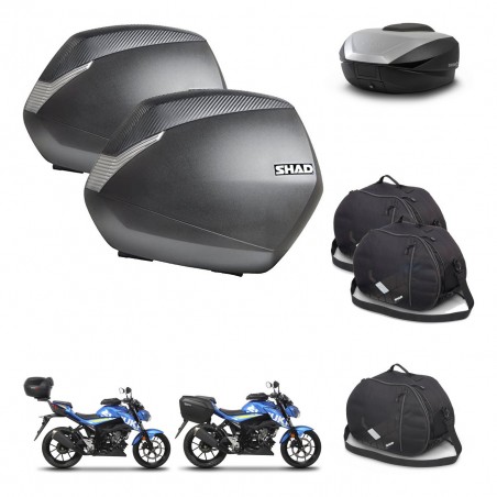 SHAD Baul SH59 + soporte montaje maletas SH36 accesorios 59L KIT-459510