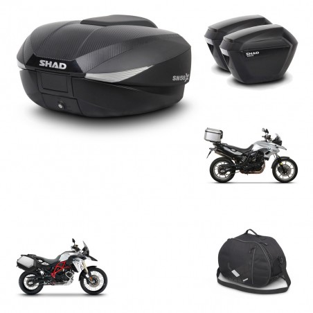 SHAD Maletas sh23 + soporte montaje baul SH58 accesorios KIT-459545