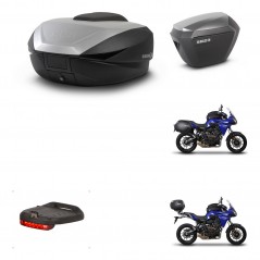 SHAD SH23 alu suitcases + mounting bracket SH59 trunk accessories 59L KIT-459590